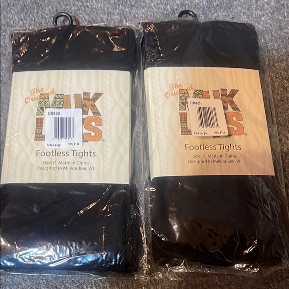 Pants Jumpsuits Muk Luks Black Footless Tights Large New